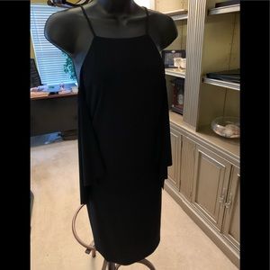 Black cold shoulder dress by Ralph Lauren Sz 10